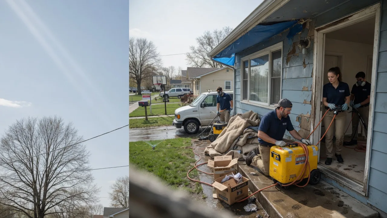 Basement Flood Cleanup in Rover, AR near me